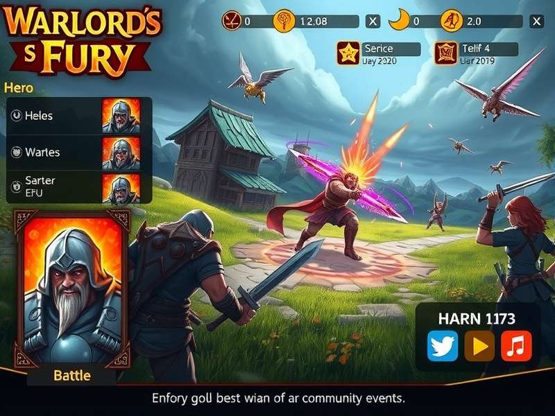 Warlord S Fury hero selection screen